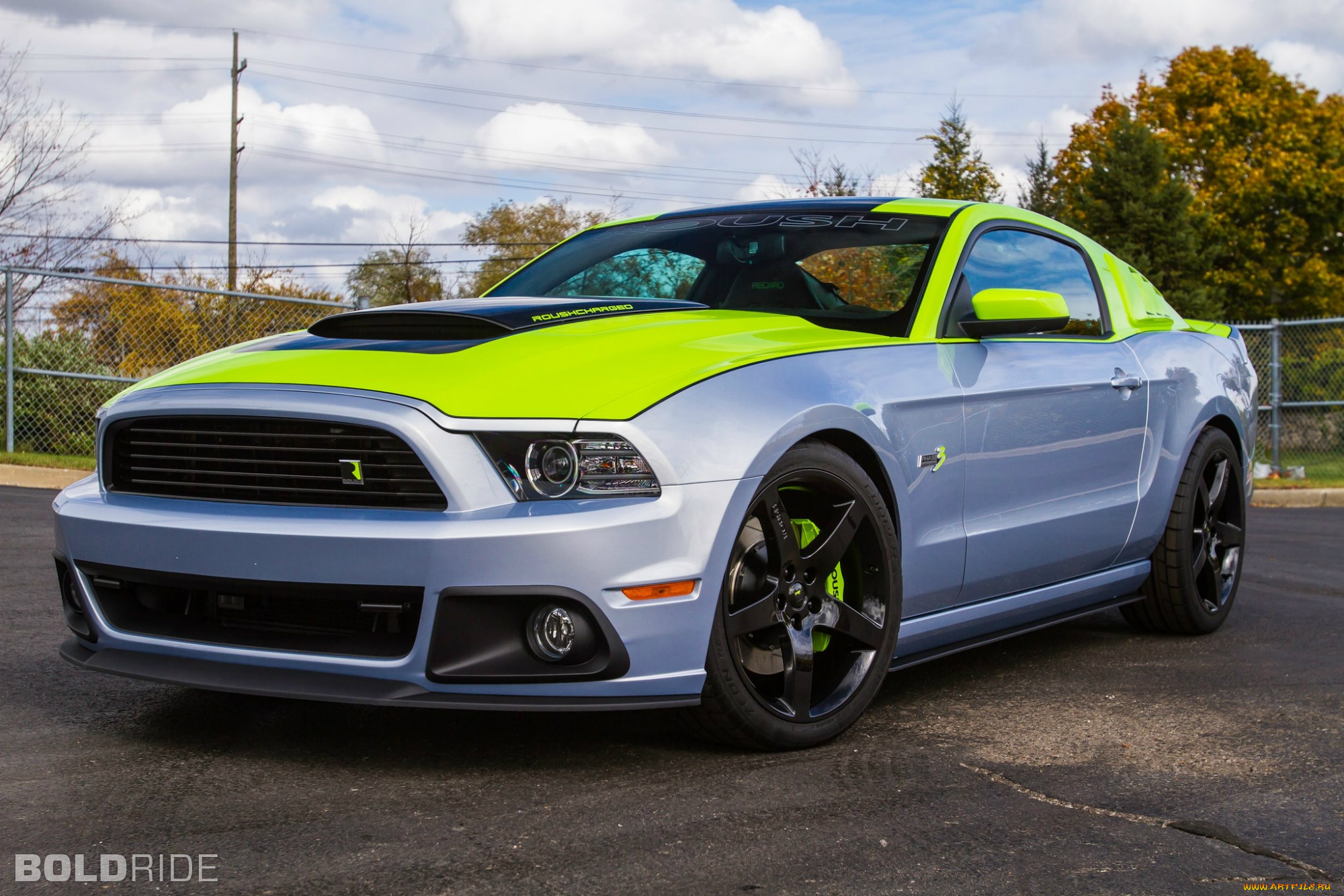 , mustang, roush